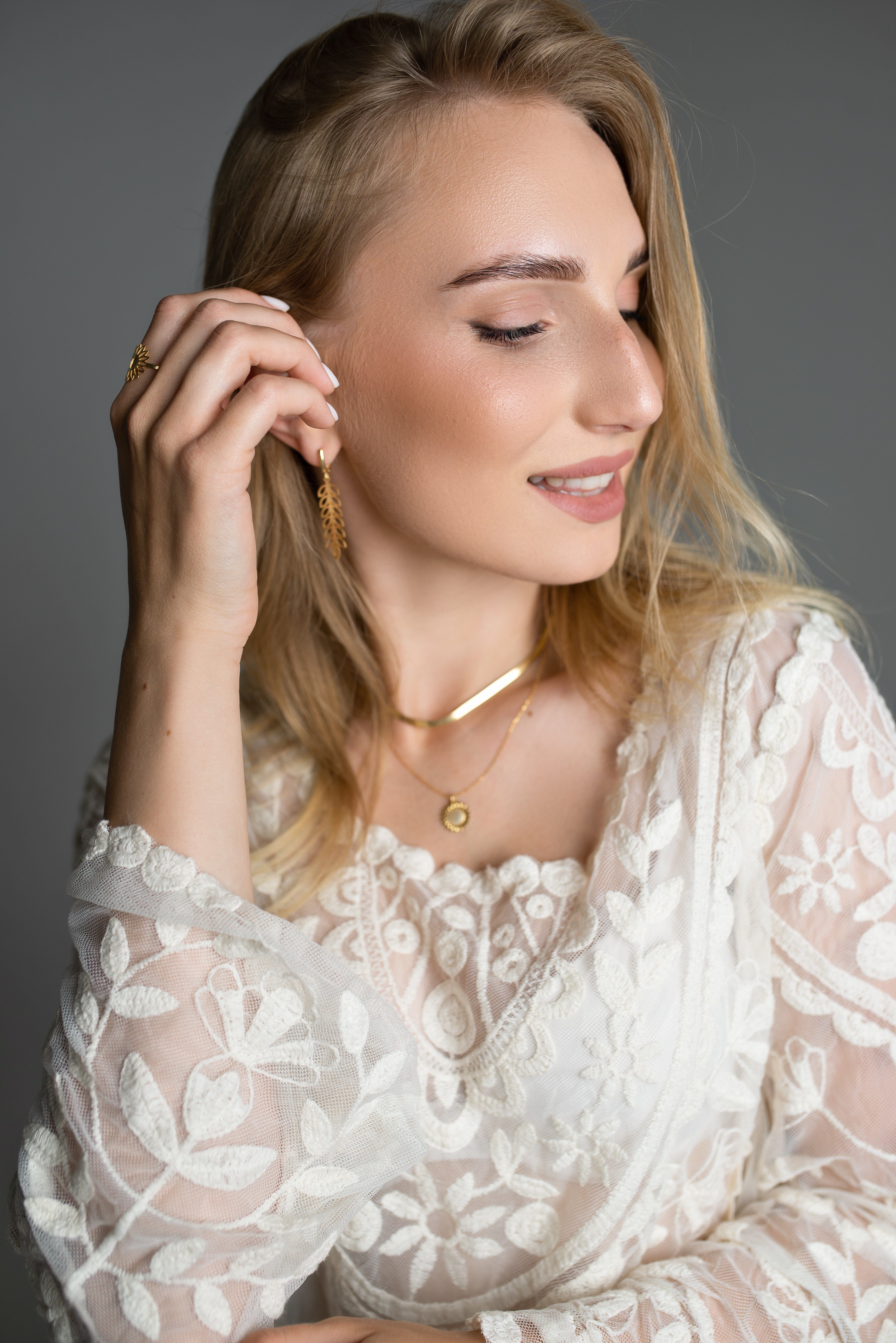 Wheat Stalk Earring - Jewelry