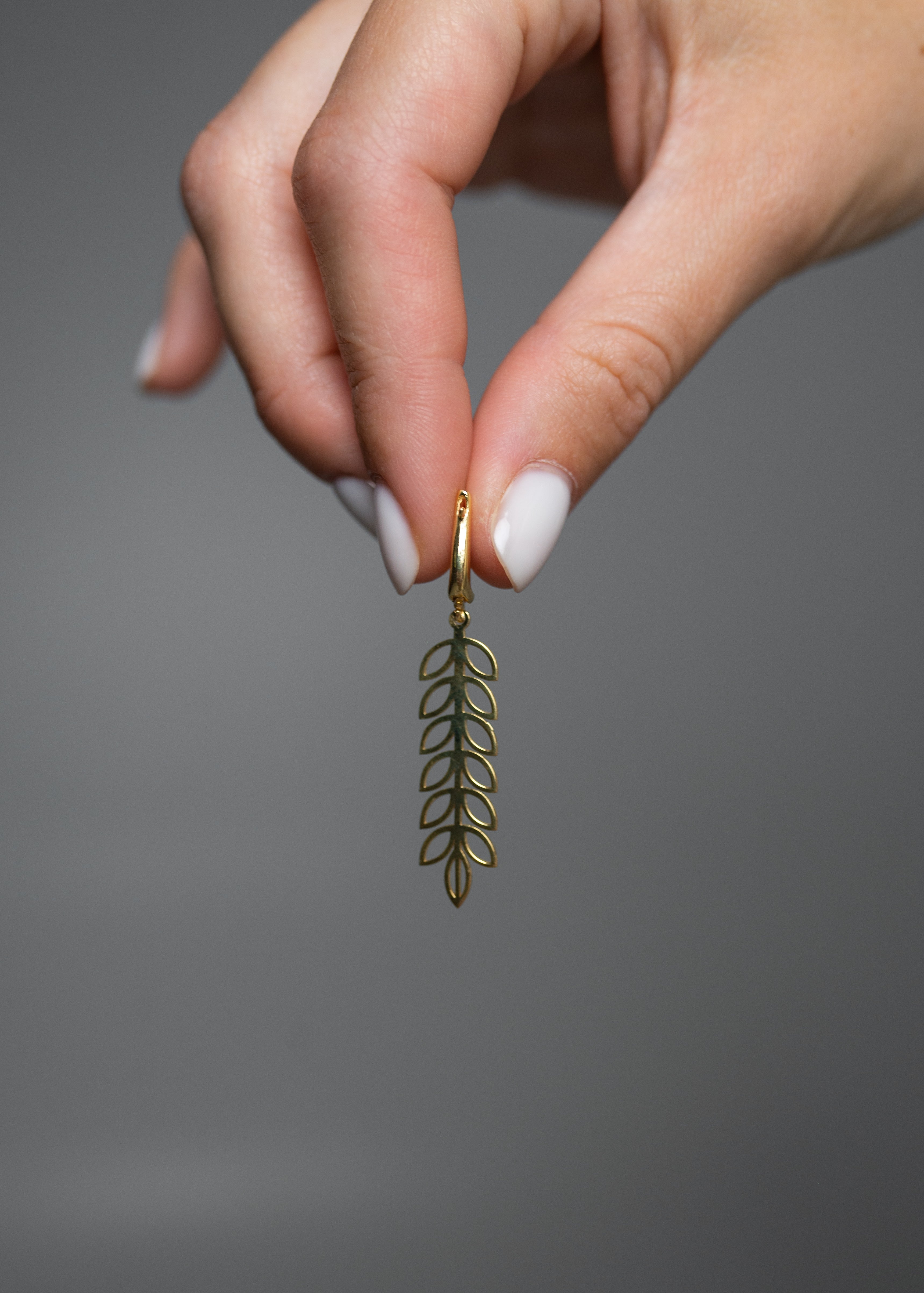 Wheat Stalk Earring - Jewelry