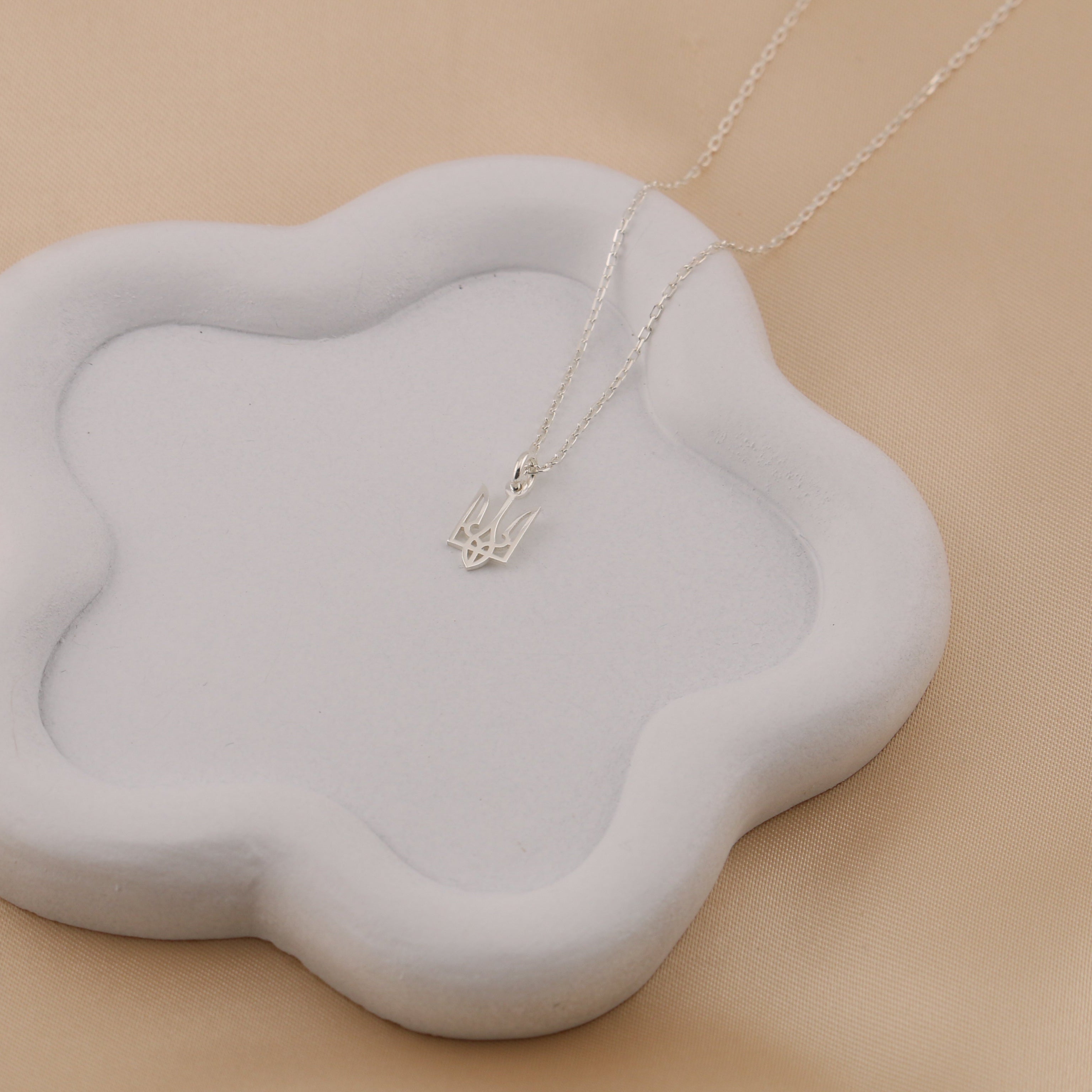 Ukraine Trident Necklace (Small)