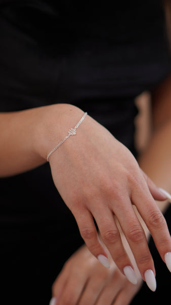 Trident Double Strand Bracelet - Sterling Silver | Taras Lesya
