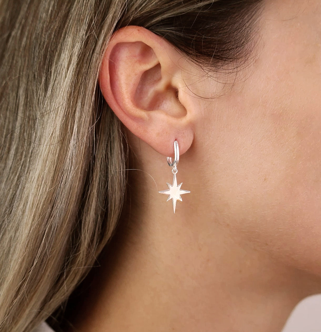 Gold-Plated Silver Stardust Earring