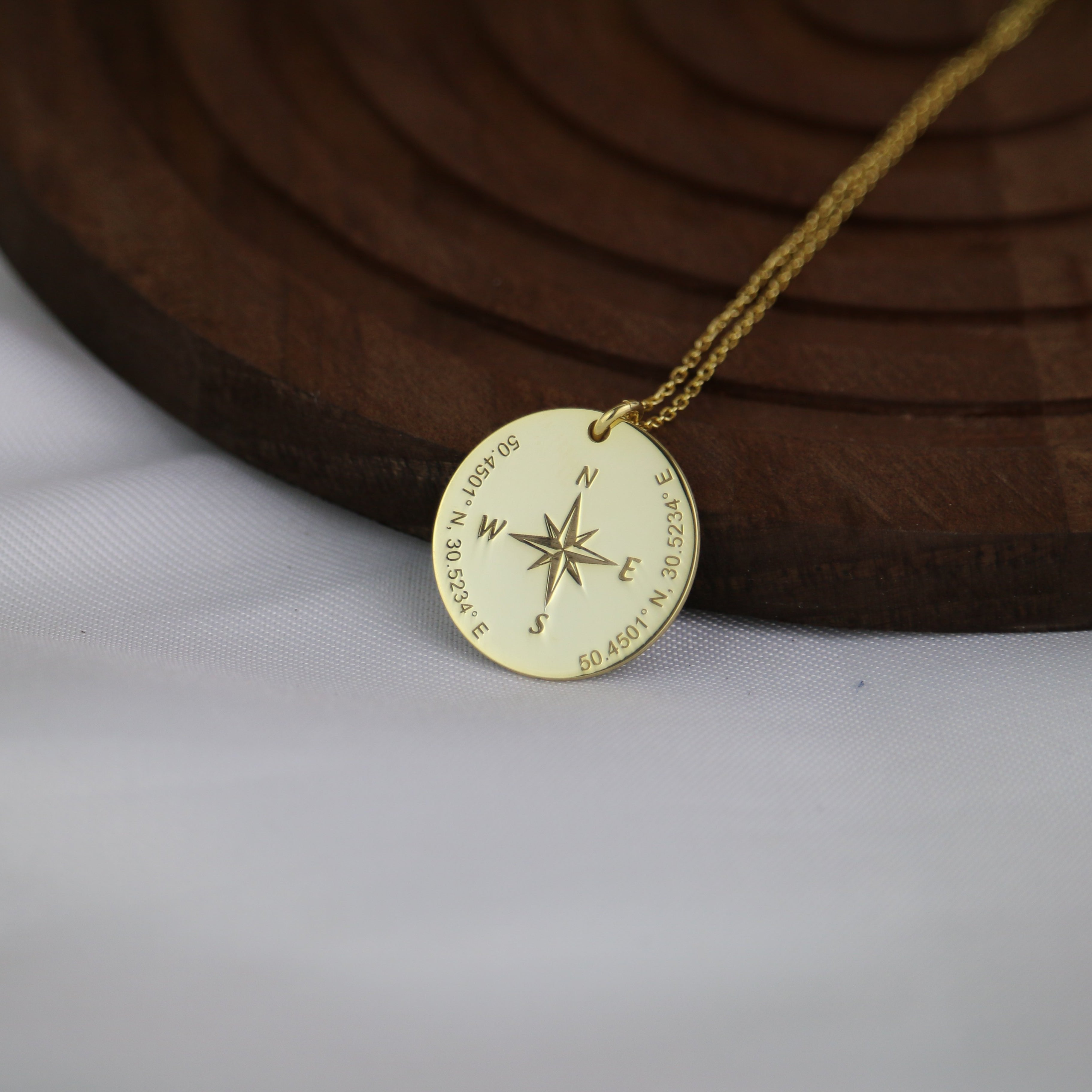 Compass Necklaces That Point To Each Other EFYTAL Dainty Compass