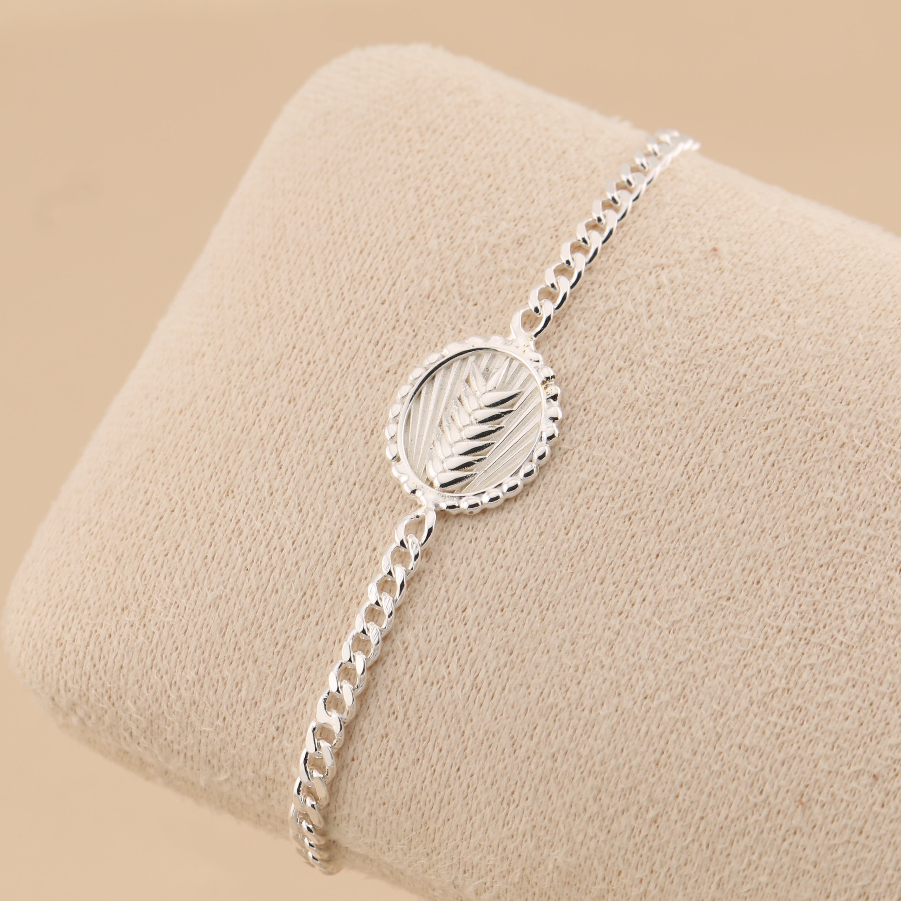 Wheat Disc Bracelet
