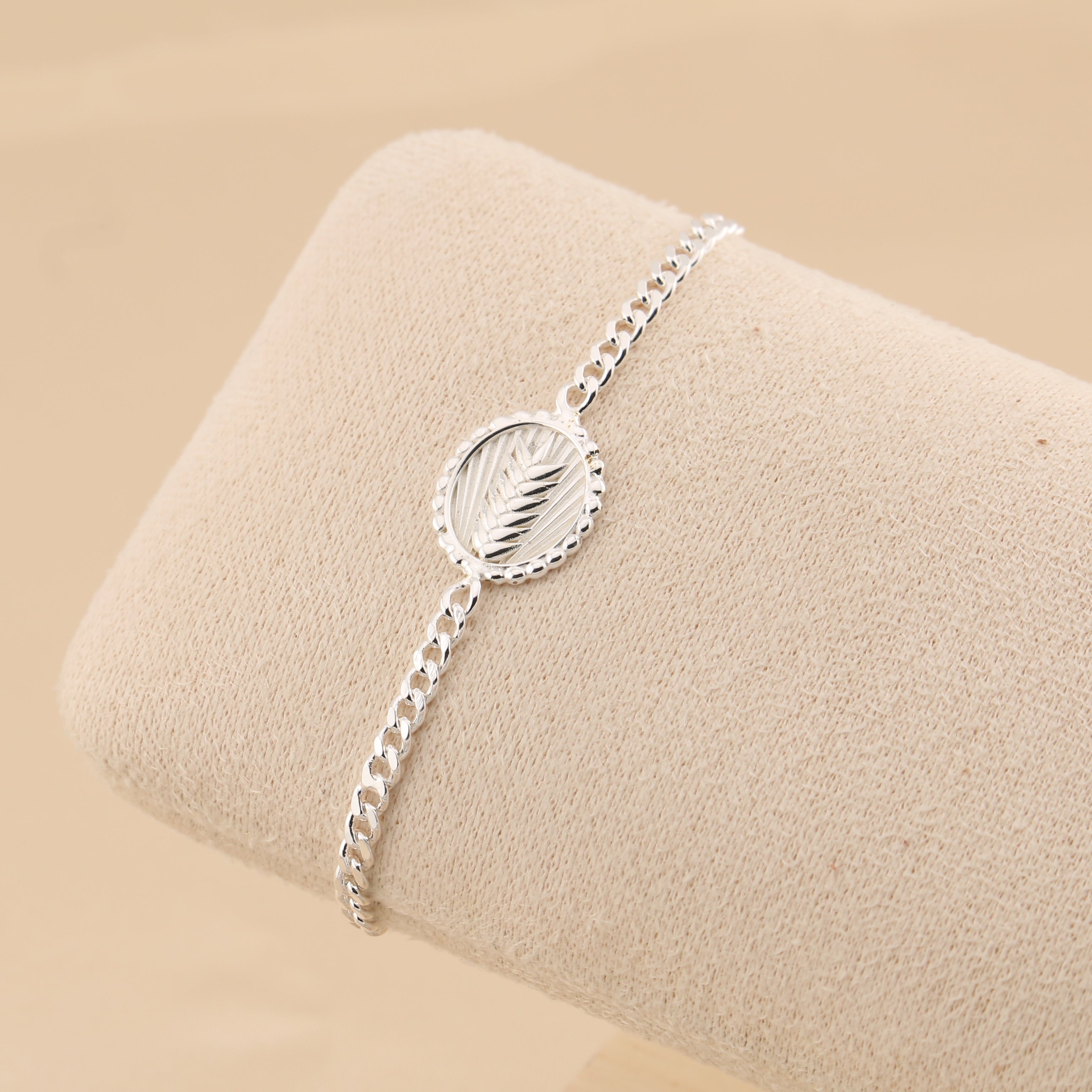Wheat Disc Bracelet