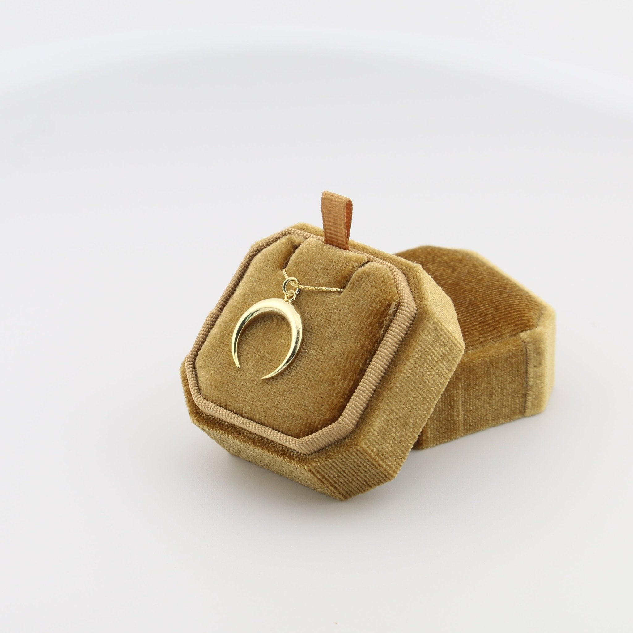 Crescent Moon Necklace - Sterling Silver - Taras Lesya