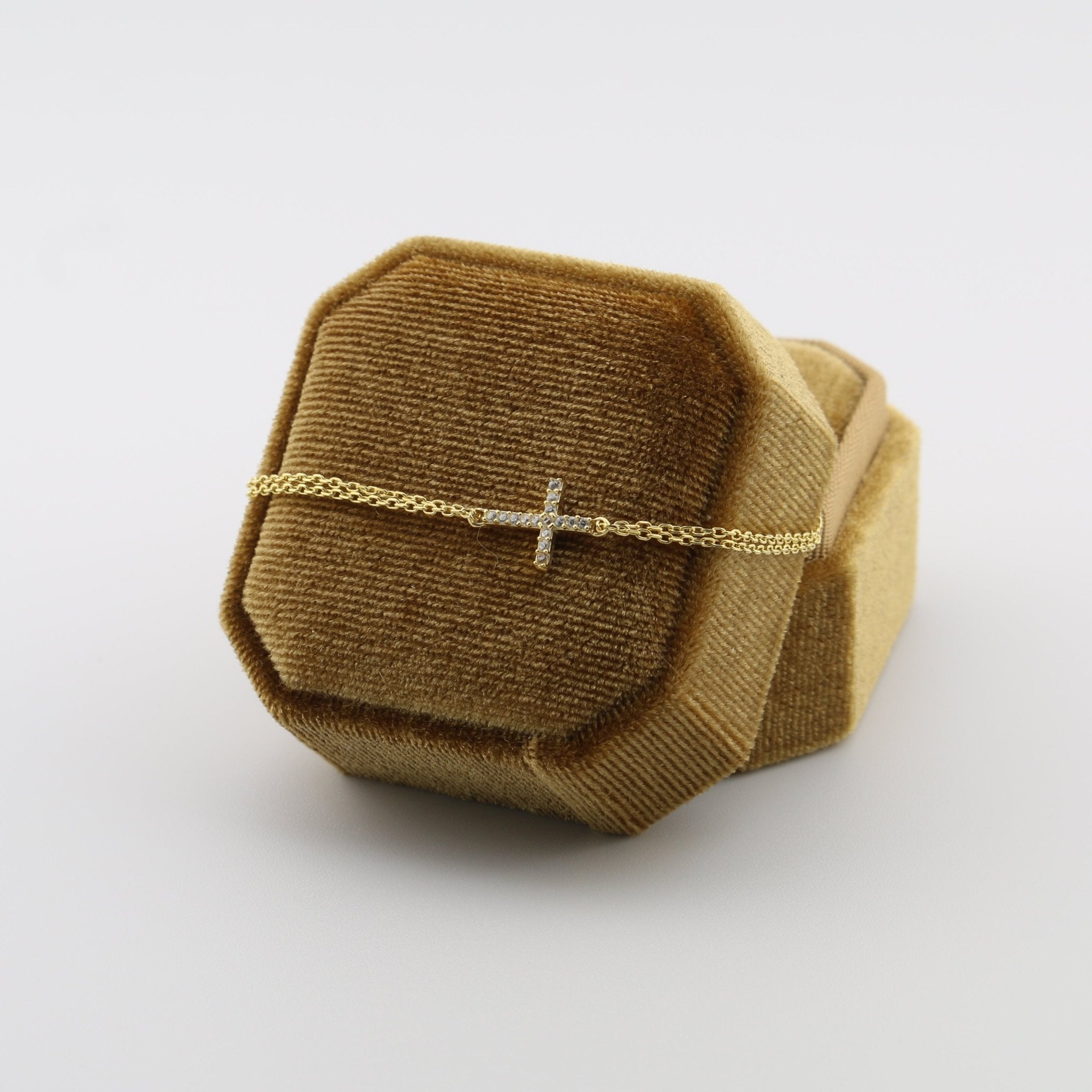 Cross Double Strand Bracelet - Sterling Silver - Taras Lesya