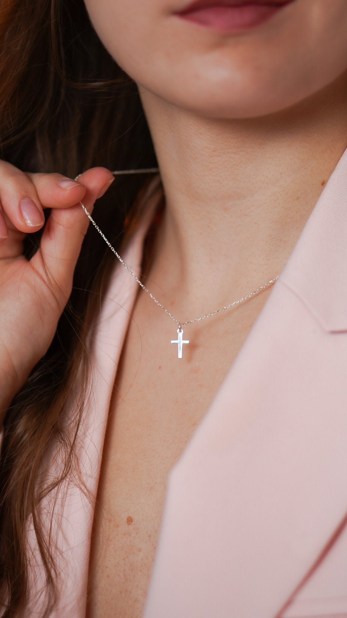 Cross Necklace - Sterling Silver - Taras Lesya
