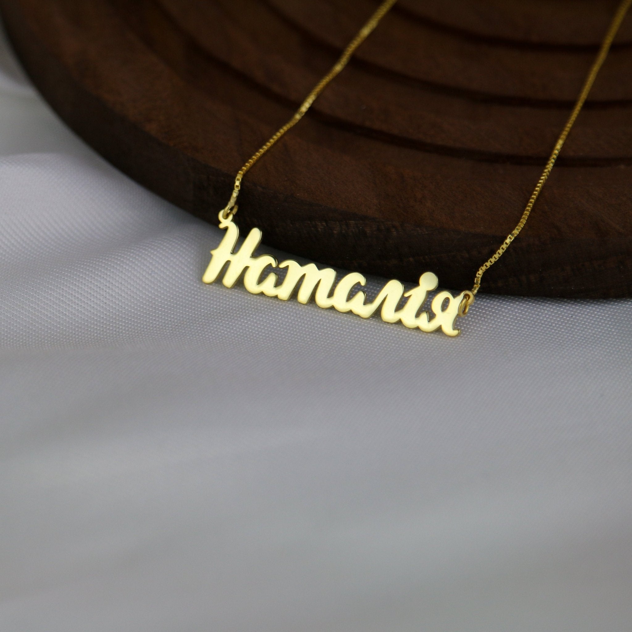 Custom Ukrainian Name Necklace *Personalization required* - Sterling Silver - Taras Lesya