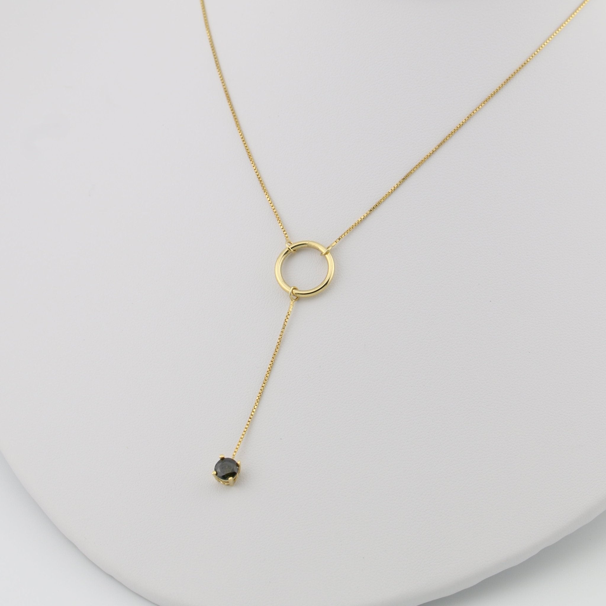 Dnipro Drop Necklace - Sterling Silver - Taras Lesya