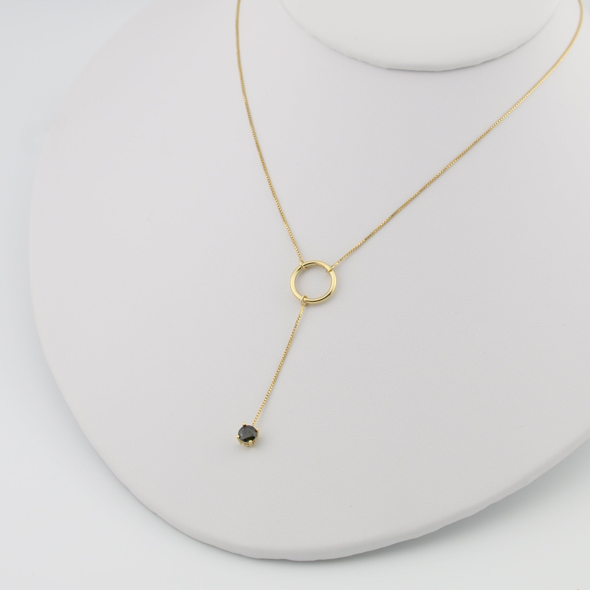 Dnipro Drop Necklace - Sterling Silver - Taras Lesya