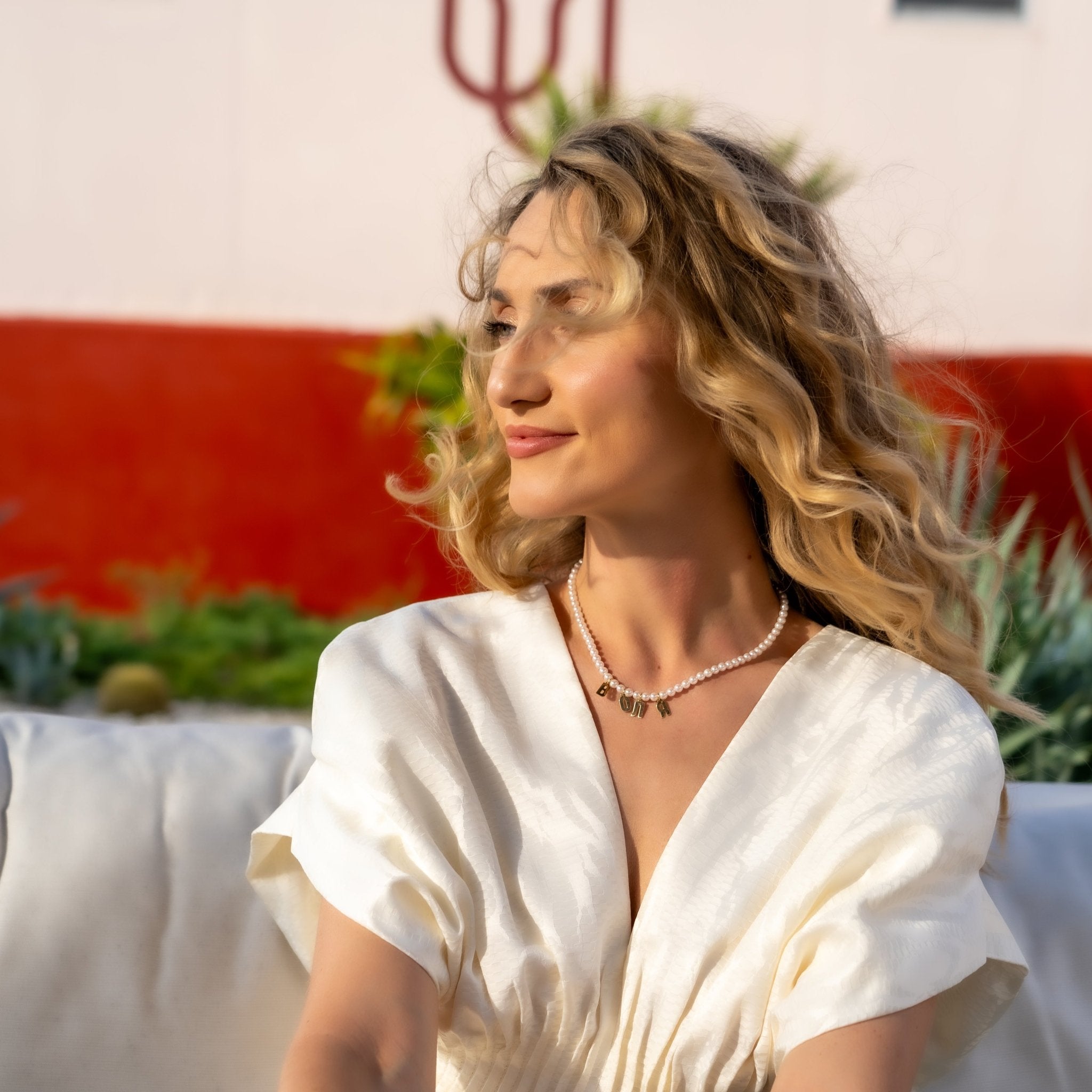 Freedom Pearl Necklace - Sterling Silver - Taras Lesya