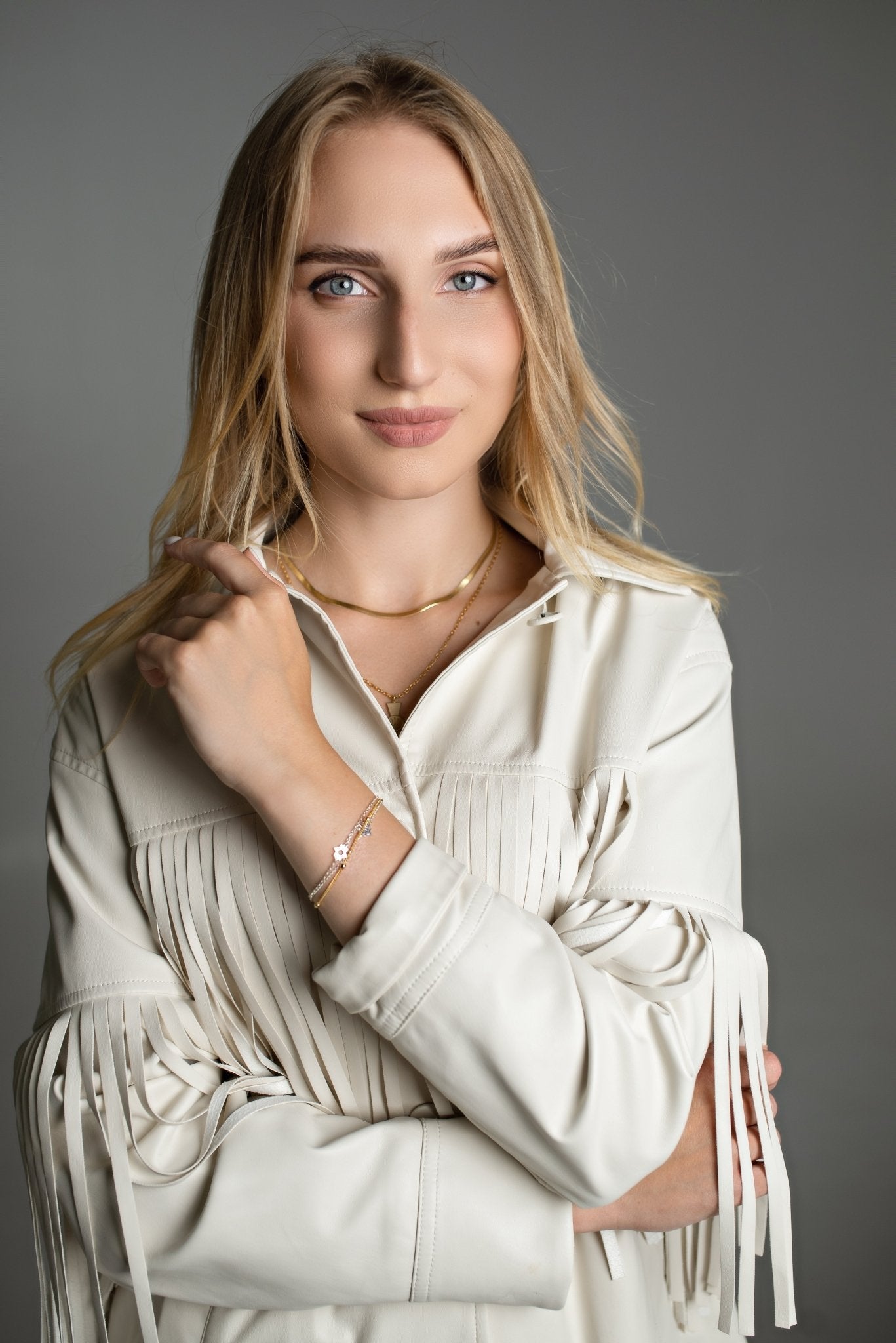 Herringbone Necklace - Sterling Silver - Taras Lesya