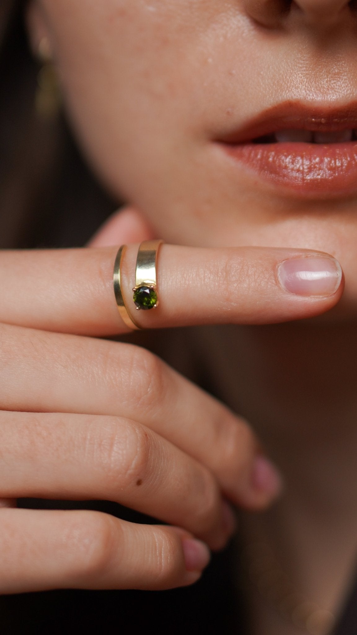 Karpaty Emerald Ring - Sterling Silver - Taras Lesya