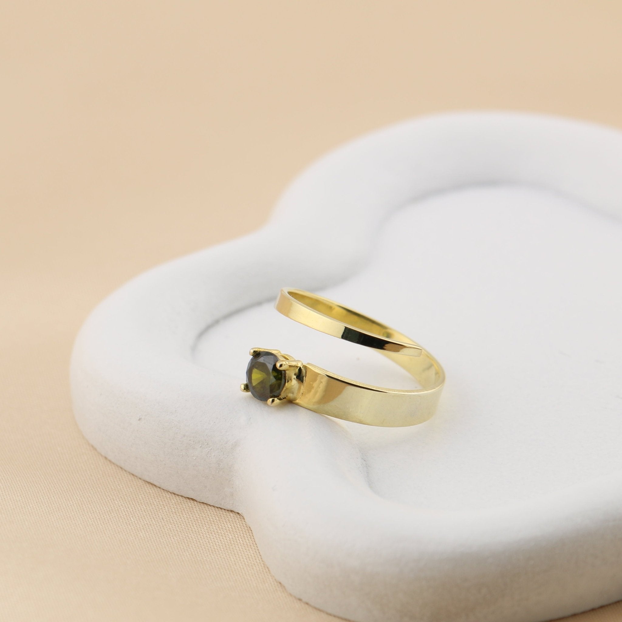 Karpaty Emerald Ring - Sterling Silver - Taras Lesya