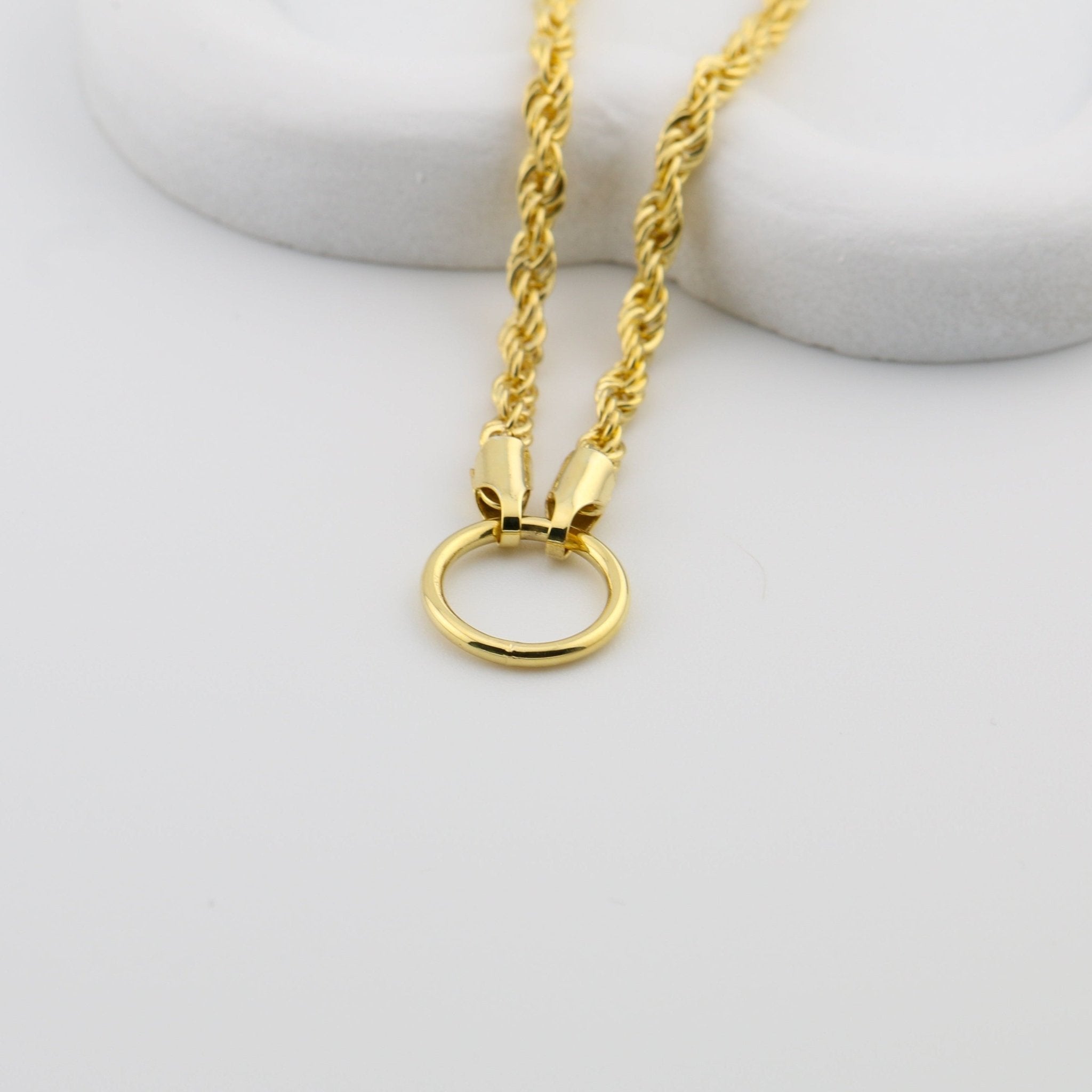 Kolo Twisted Rope Necklace - Sterling Silver - Taras Lesya
