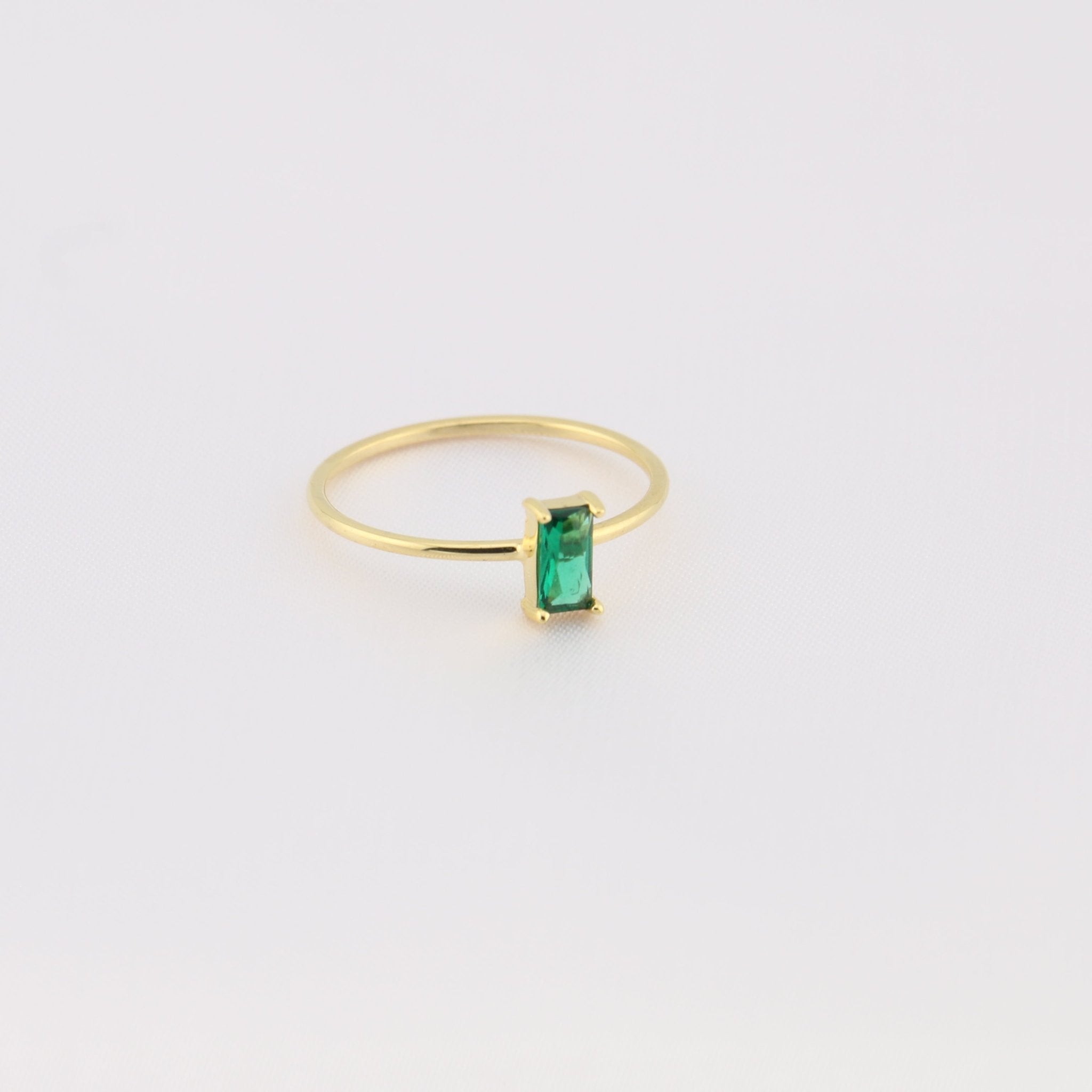 Lisova Emerald Ring - Sterling Silver - Taras Lesya