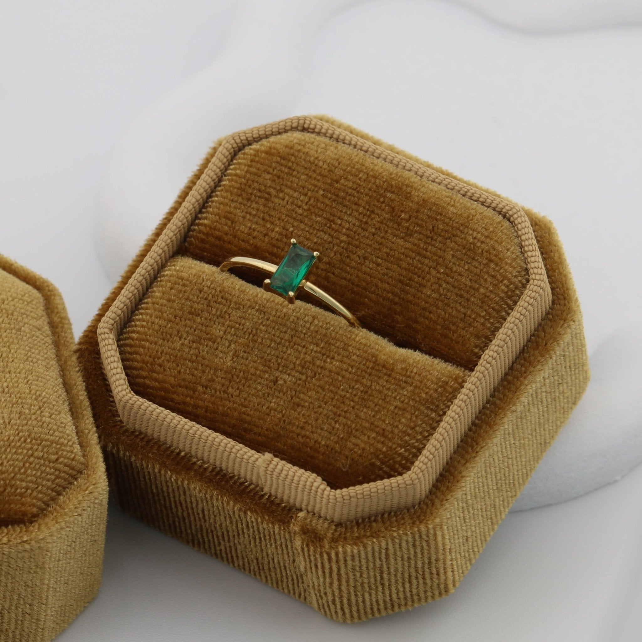 Lisova Emerald Ring - Sterling Silver - Taras Lesya