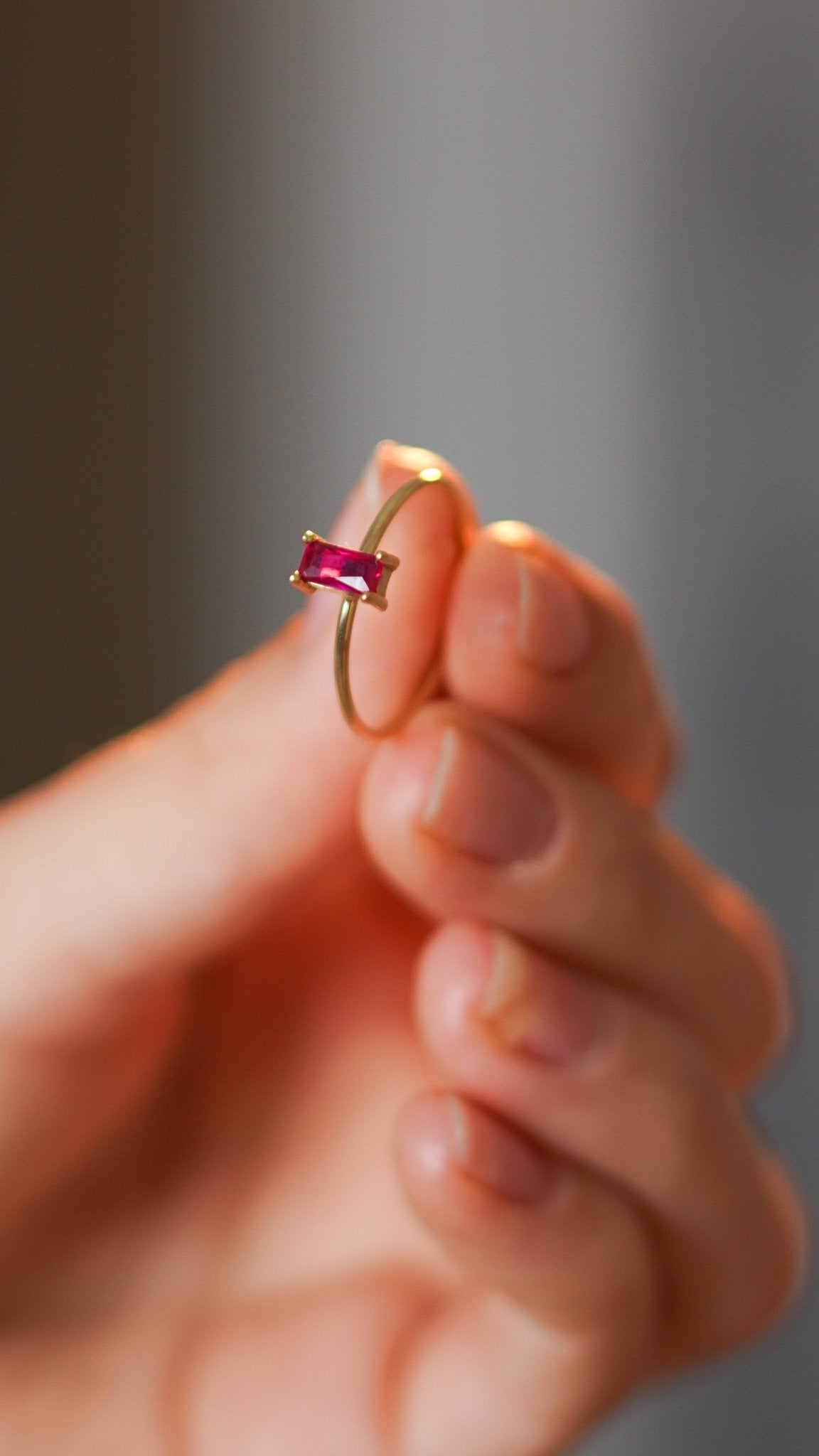 Lisova Gemstone Ring - Sterling Silver - Taras Lesya