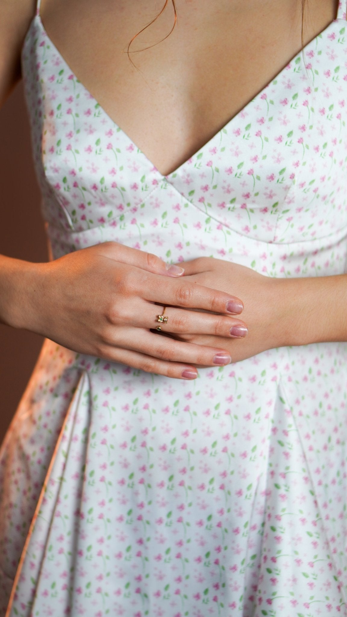 Mishka Emerald Ring - Sterling Silver - Taras Lesya