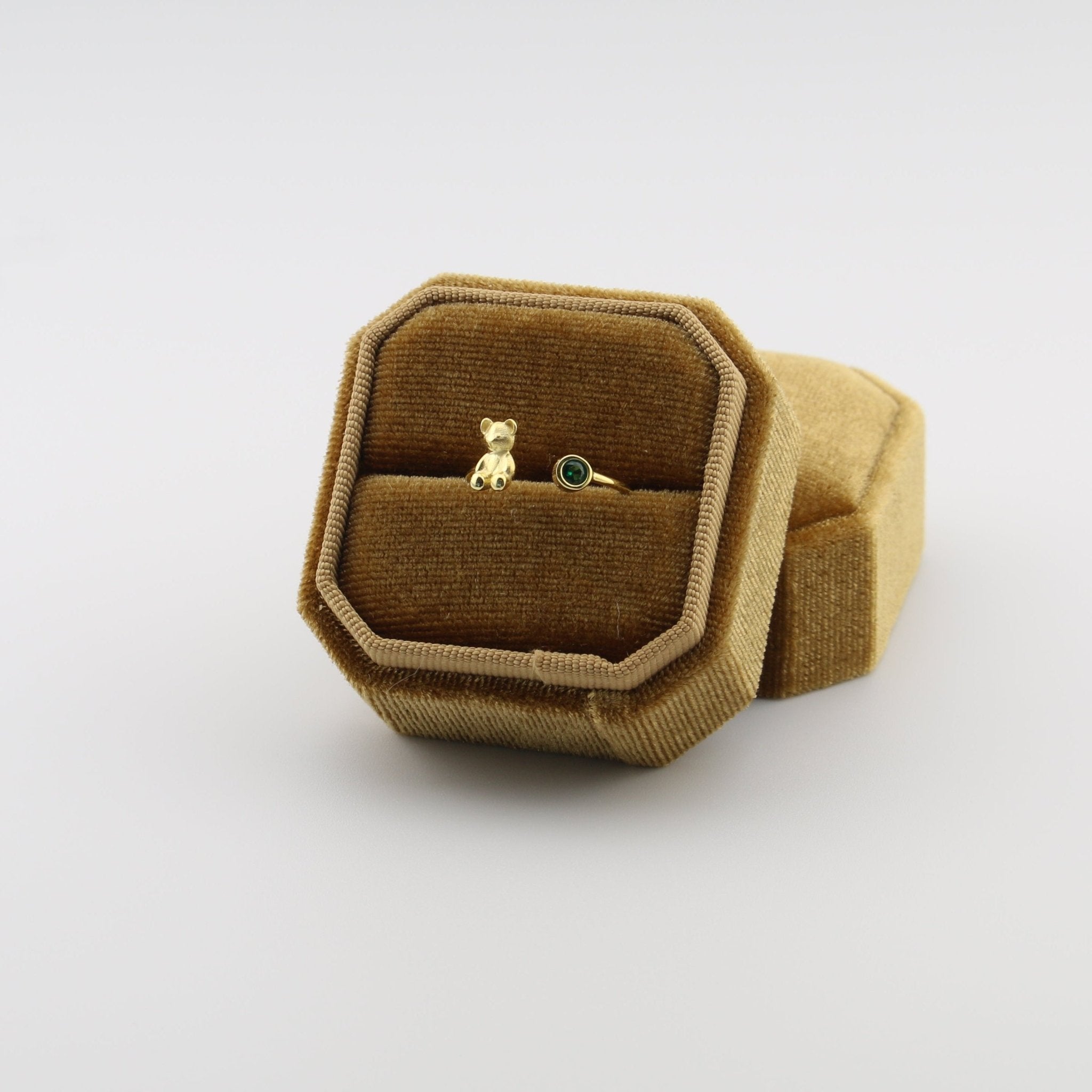 Mishka Emerald Ring - Sterling Silver - Taras Lesya