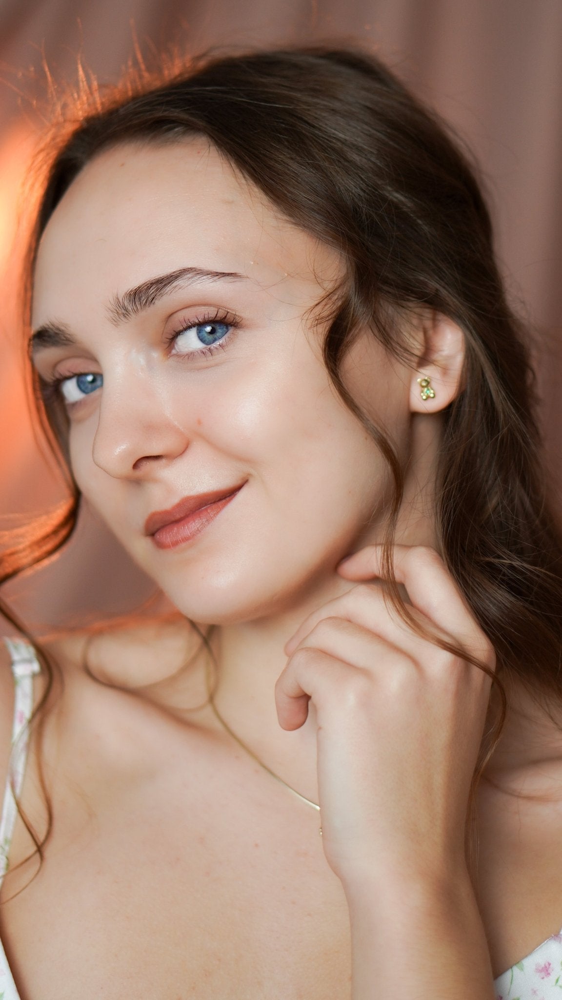 Mishka Stud Earrings - 14K Gold - Taras Lesya