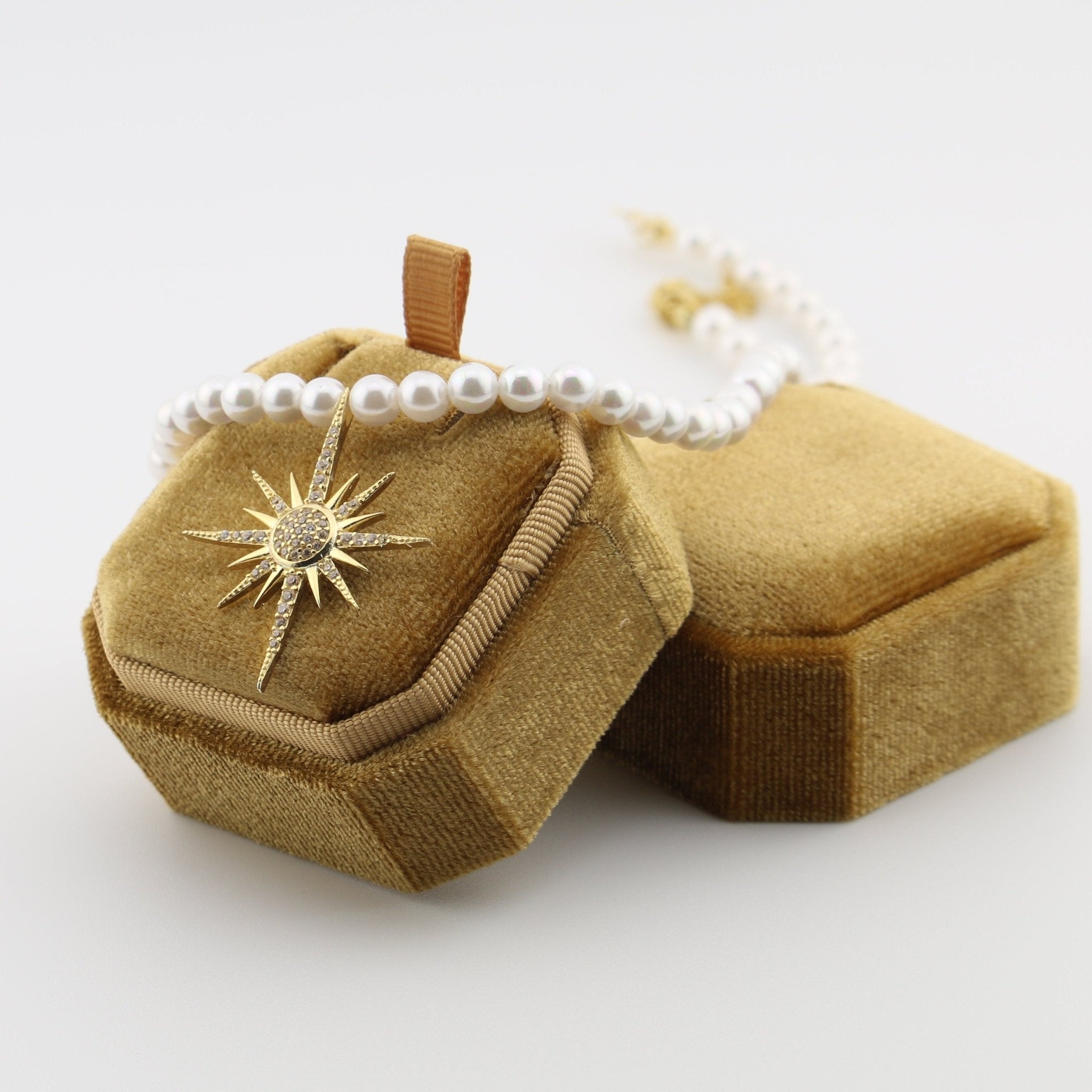 North Star Pearl Necklace - Sterling Silver - Taras Lesya