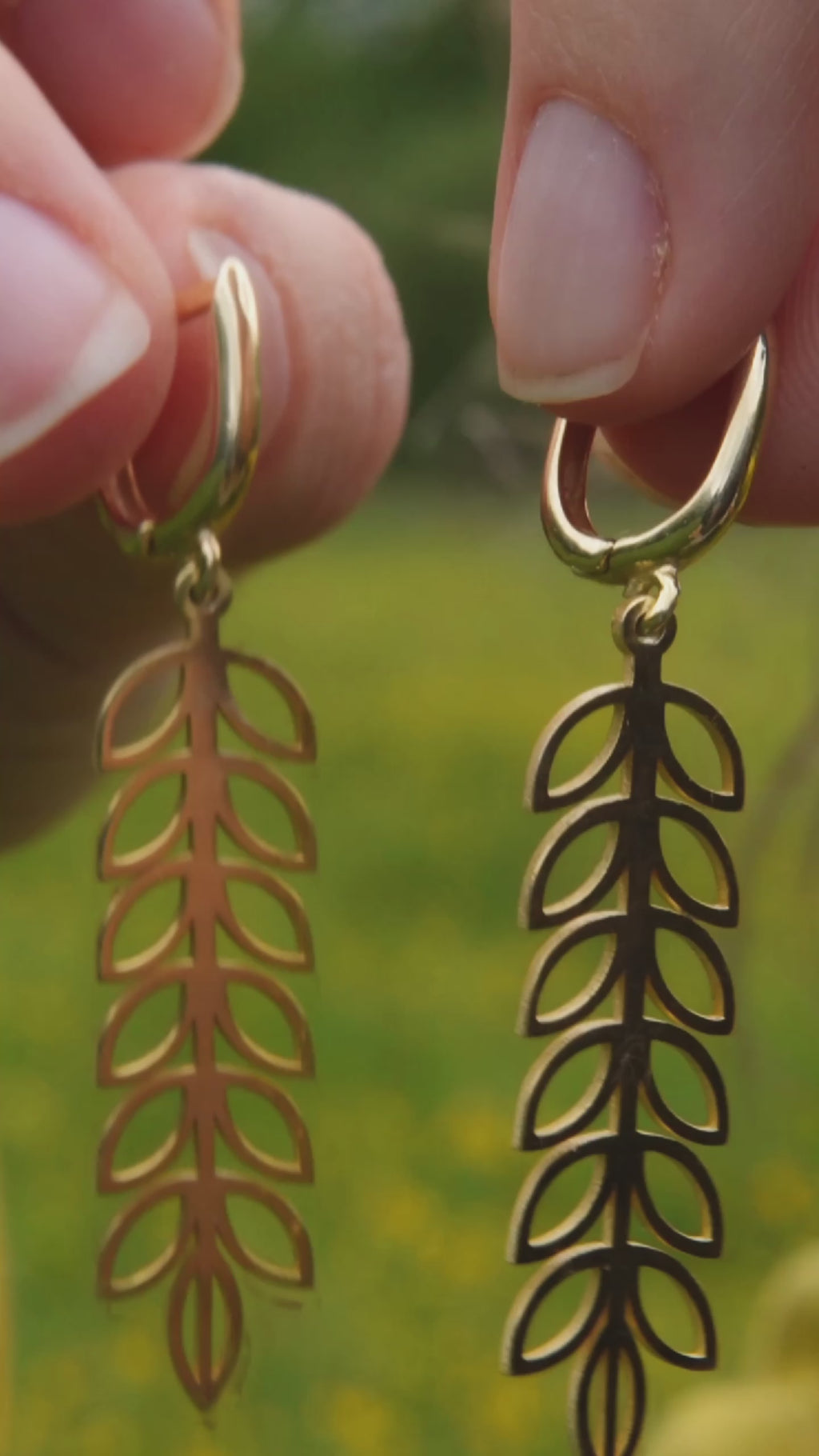 Wheat earrings video