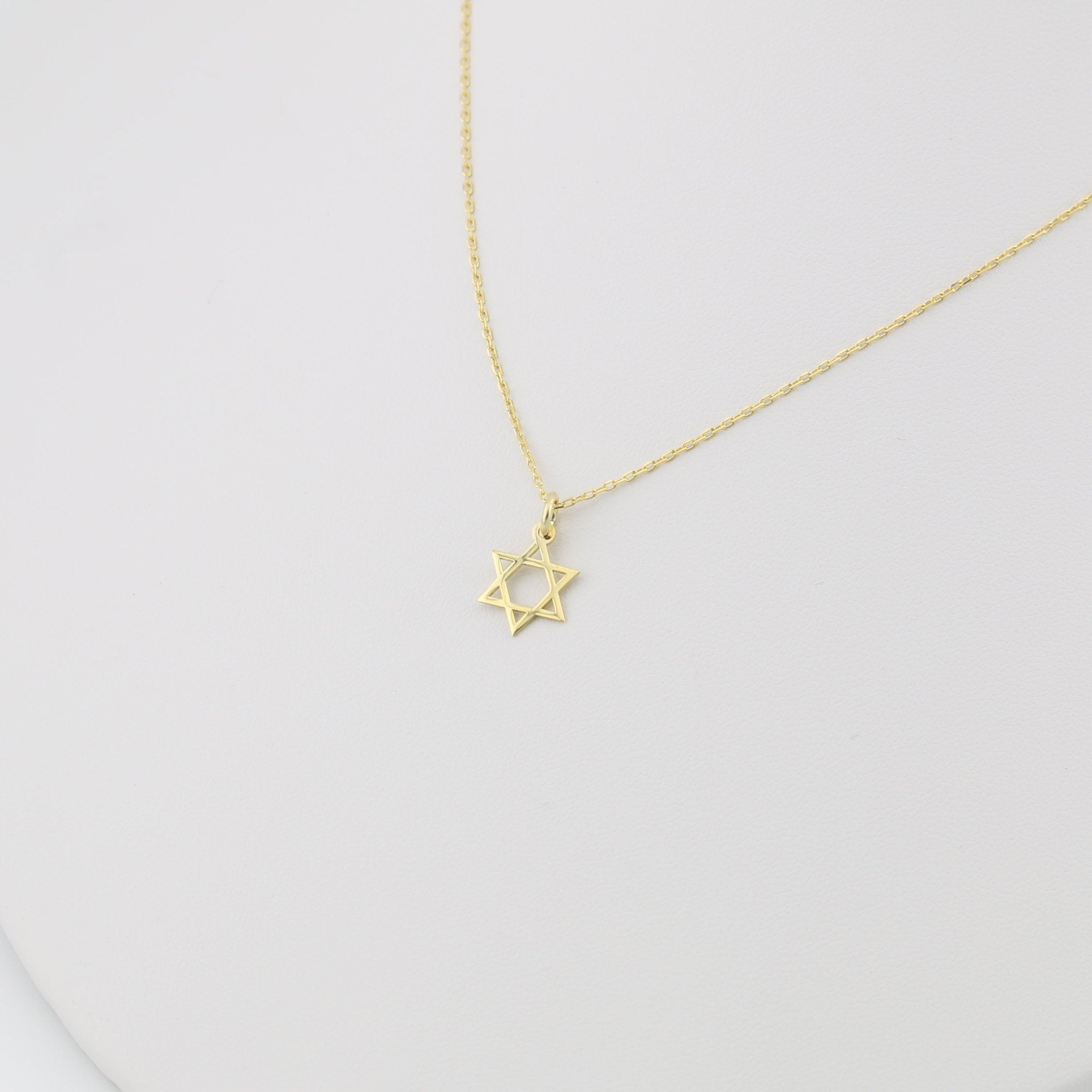 Star of David Necklace - 14K Gold - Taras Lesya