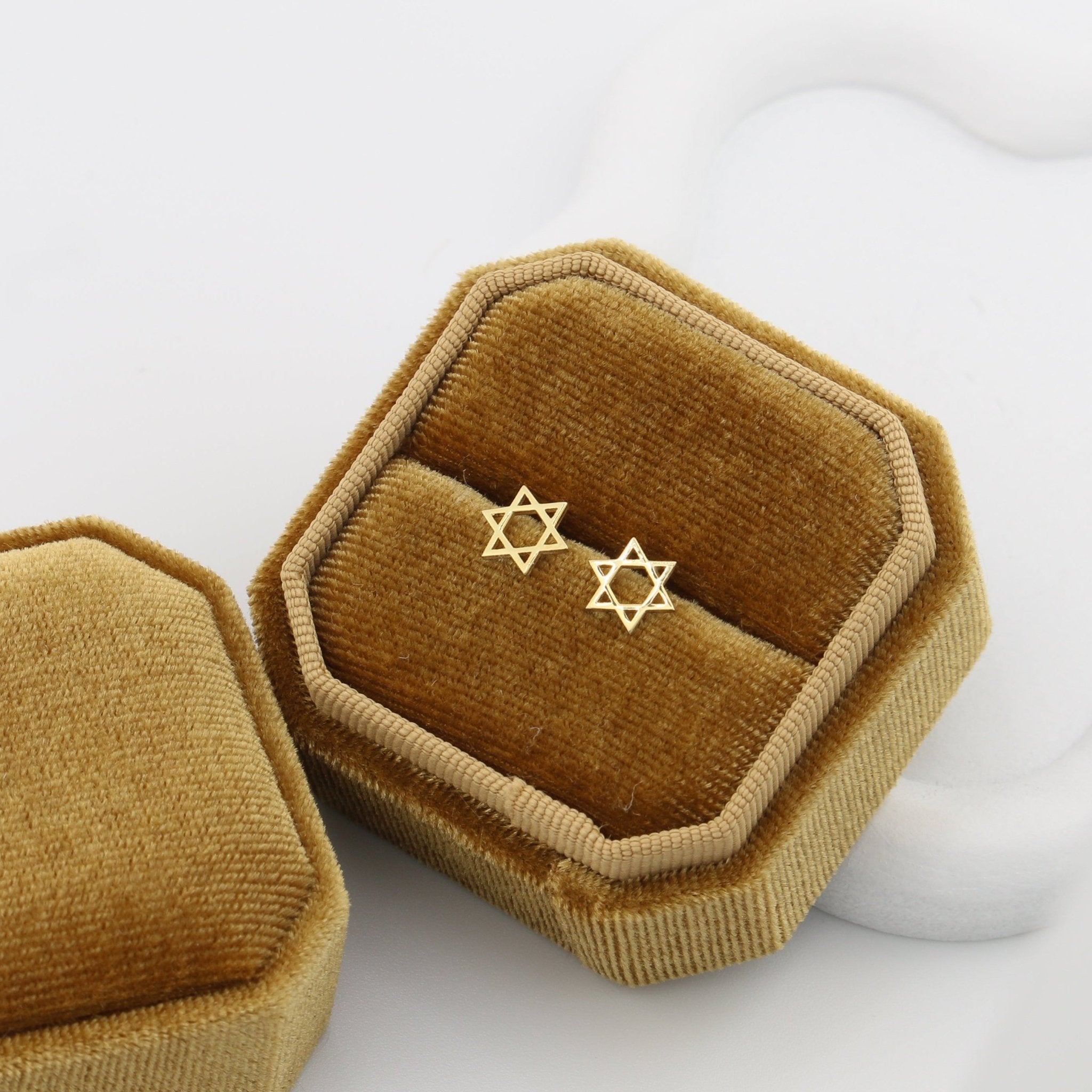 Star of David Stud Earring - Sterling Silver - Taras Lesya