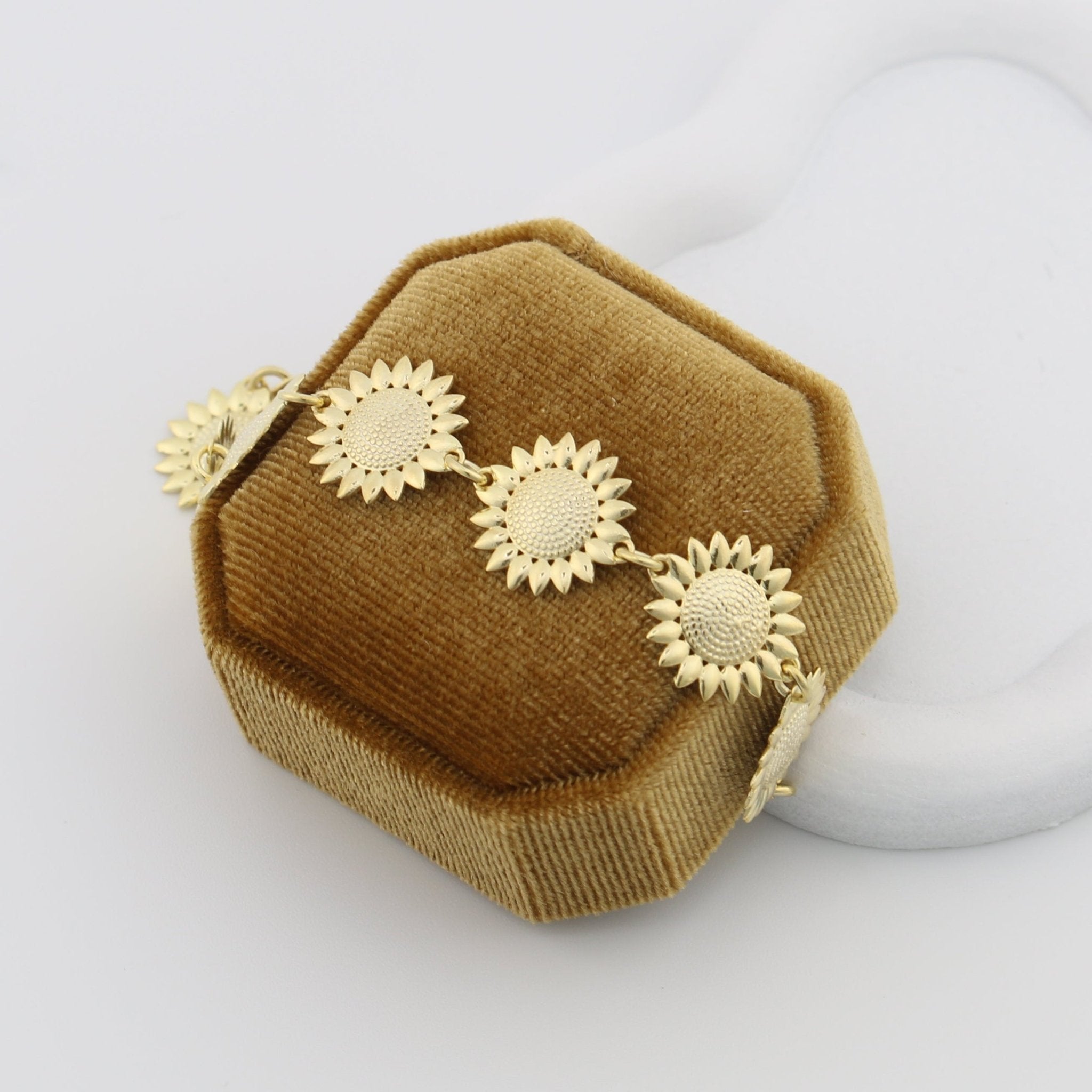 Sunflower Bracelet - Sterling Silver - Taras Lesya