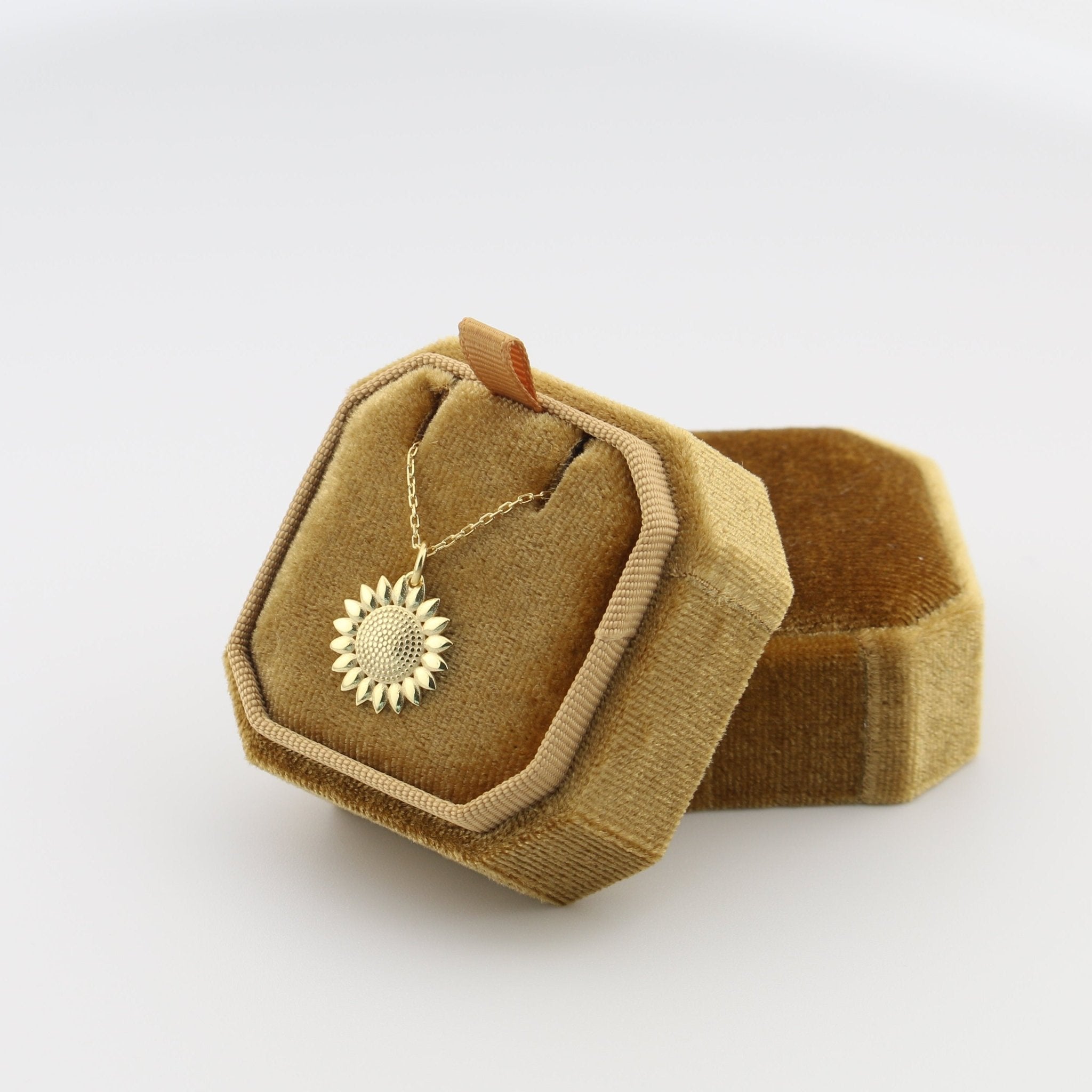 Sunflower Necklace - Sterling Silver - Taras Lesya