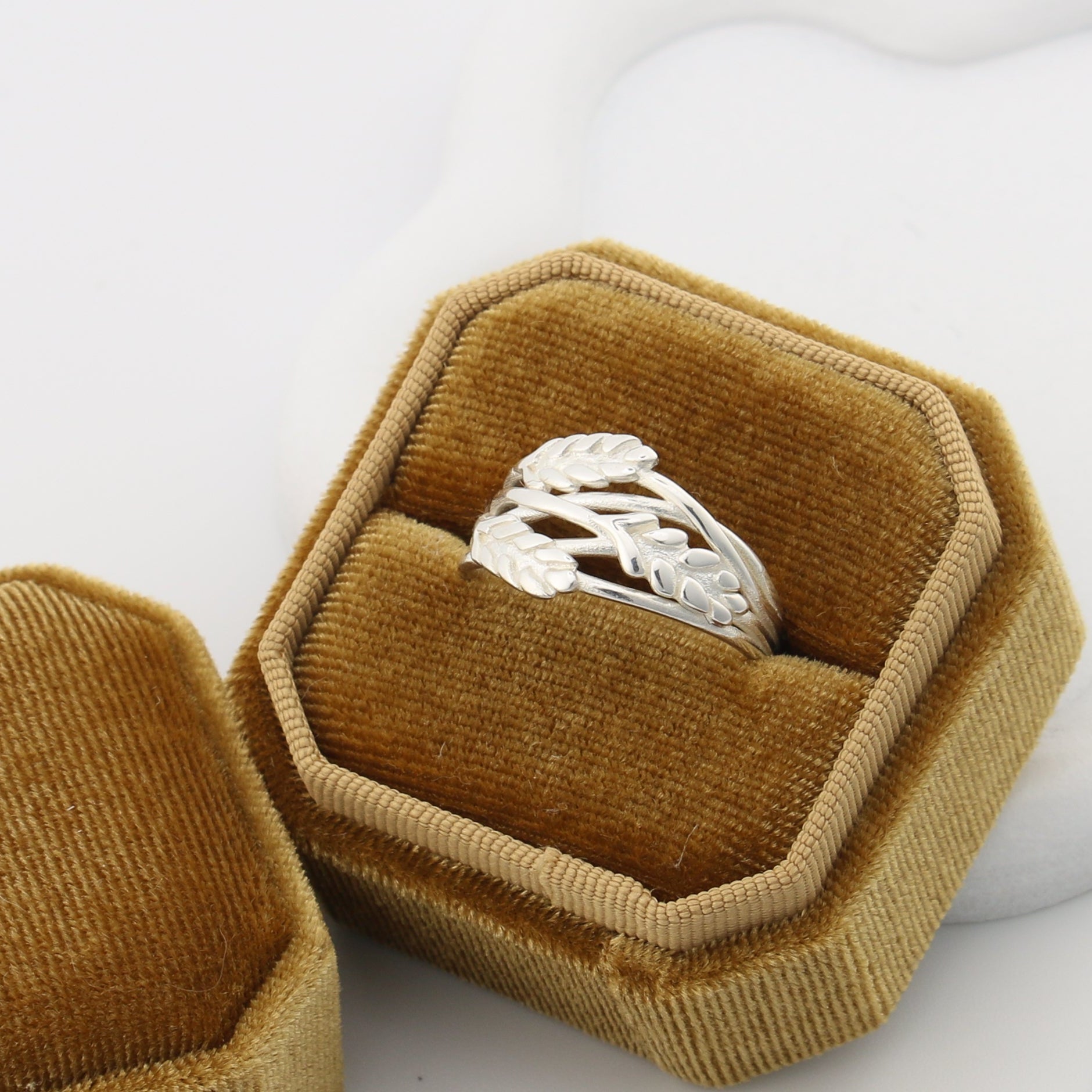 Three Wheat Cocktail Ring - 14K Gold - Taras Lesya