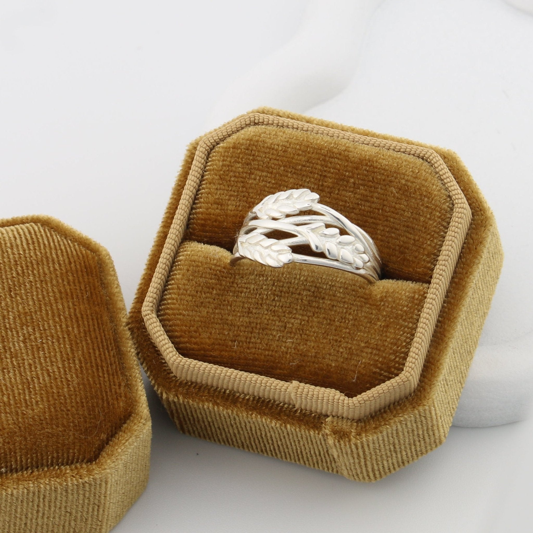 Three Wheat Cocktail Ring - 14K Gold - Taras Lesya