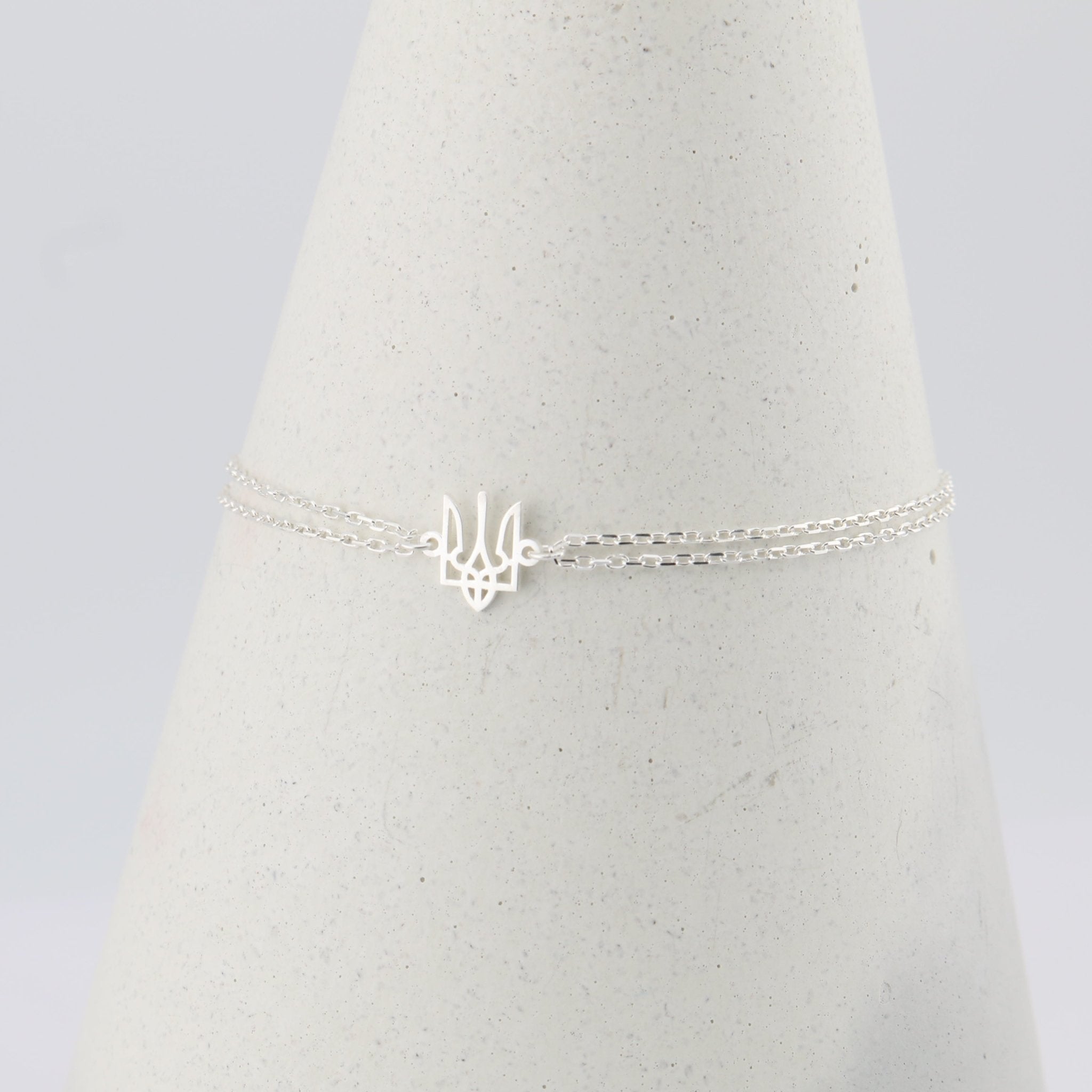 Trident Double Strand Bracelet - 14K Gold - Taras Lesya