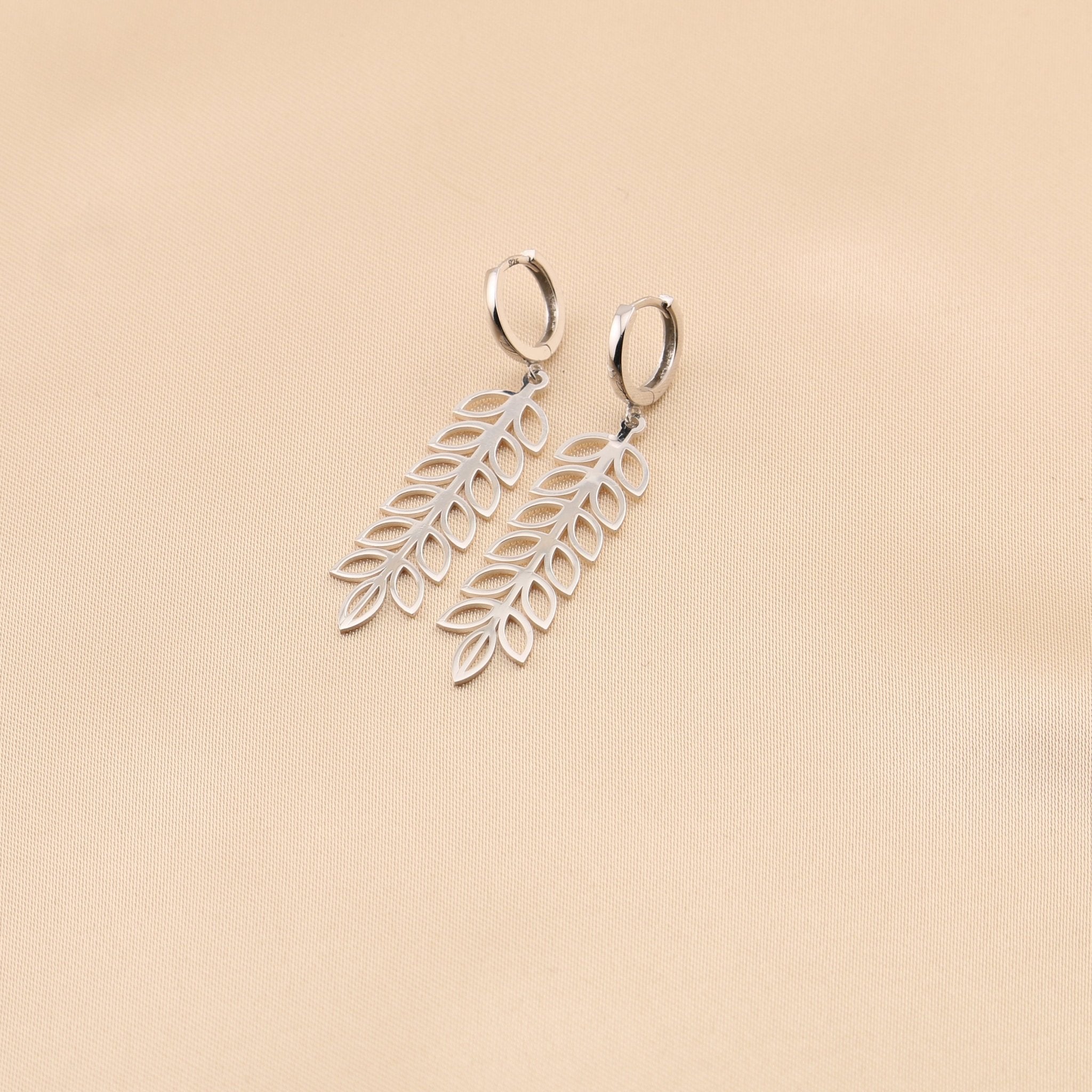 Wheat Stalk Earring - 14K Gold - Taras Lesya